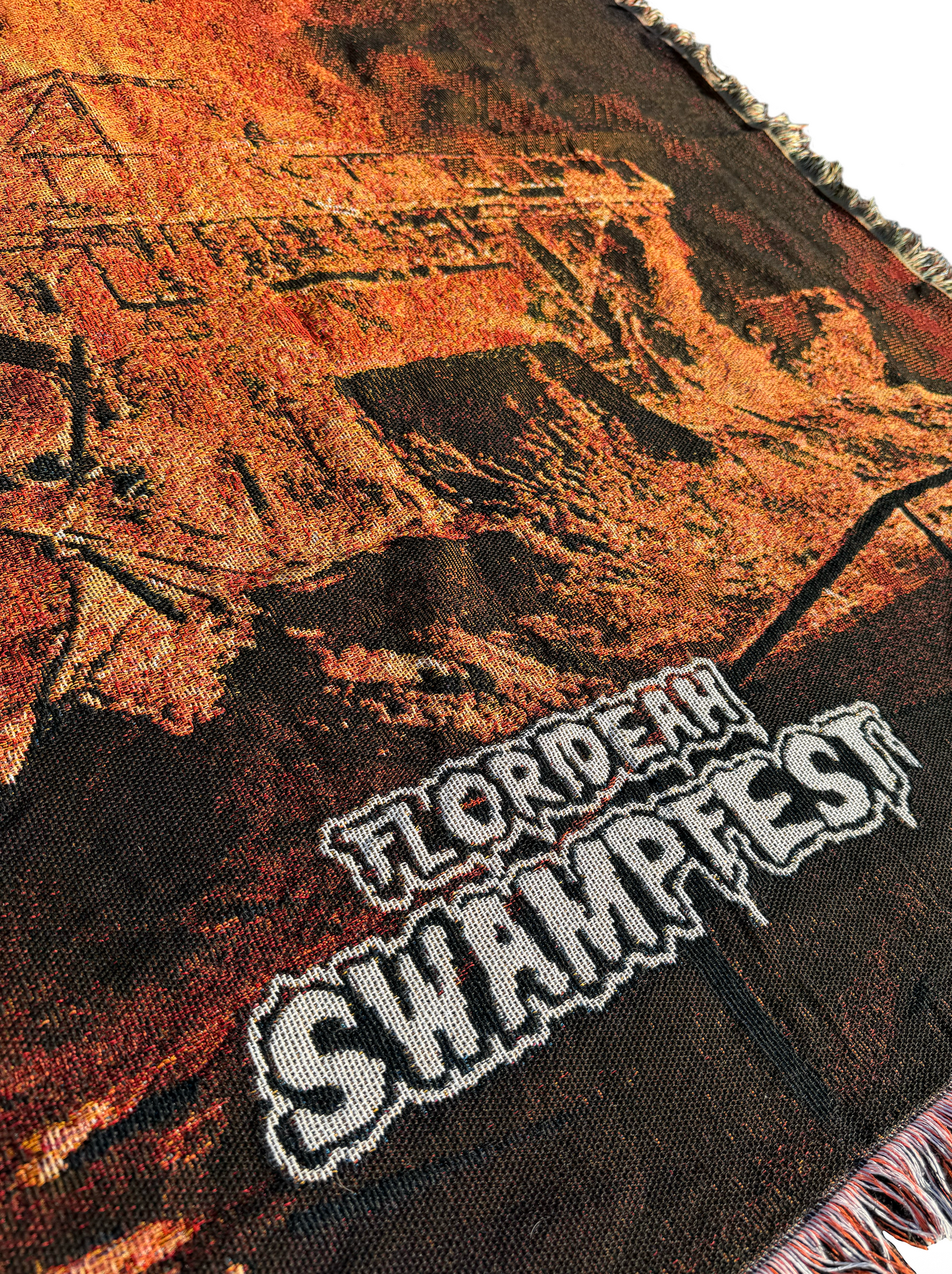 2026 Swampfest Fire Woven Blanket