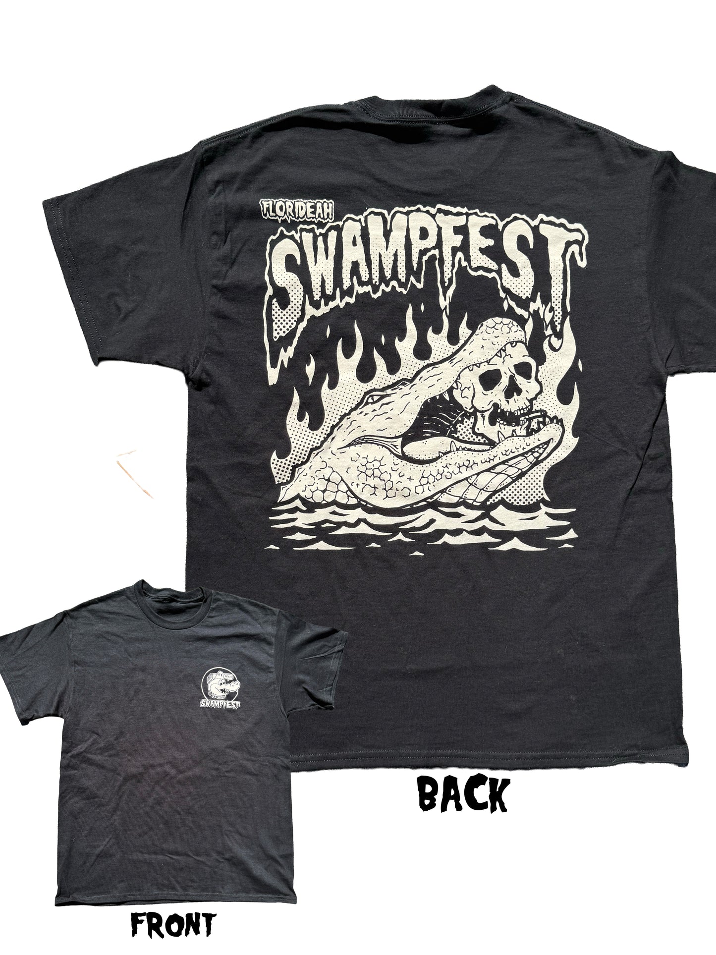 2026 Swampfest Gator Skull Shirt