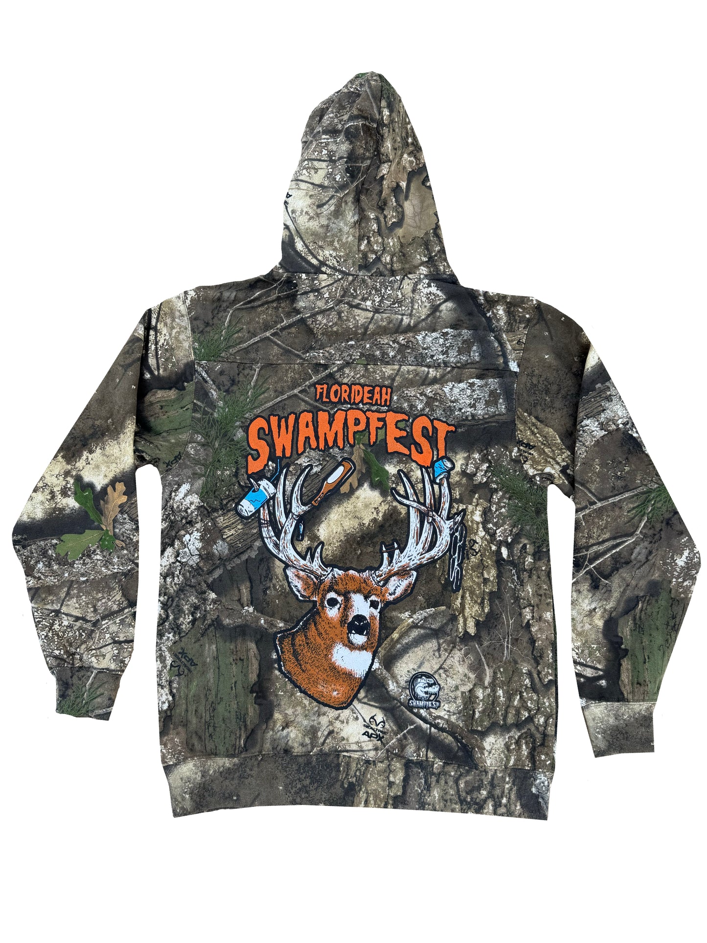 2026 Swampfest "Trash Buck" Camo Hoodie