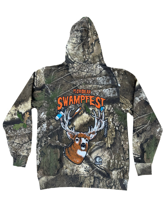 2026 Swampfest "Trash Buck" Camo Hoodie