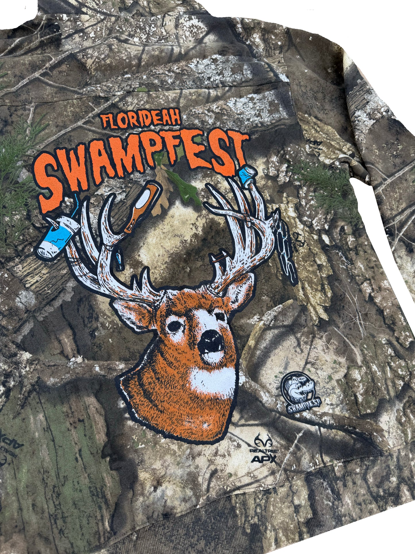2026 Swampfest "Trash Buck" Camo Hoodie